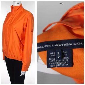 RALPH LAUREN GOLF ORANGE 1/2 ZIP JACKET SIZE S / P